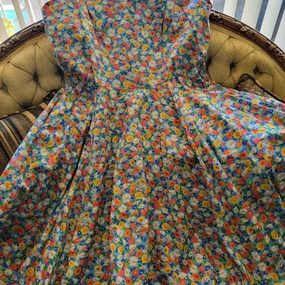 Bernie Dexter Gail Dress in floral 3x - Picture 1 of 7